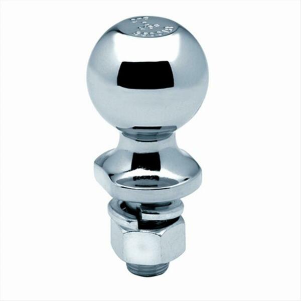 Hands On Packaged Hitch Ball, 2 x 0.75 x 2.37 In. 3, 500 Lbs. GTW Chrome, 2.75 x 2.56 x 6.88 in. HA54262